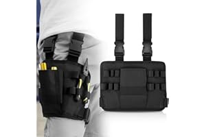 CVASNF Werkzeugtasche Gürtel, Verstellbare Werkzeug Gürteltasche mit Mehreren Taschen Vielseitige Werkzeuggürtel Herren Tragbar Gürteltasche Arbeit für Schreiner Elektriker Techniker