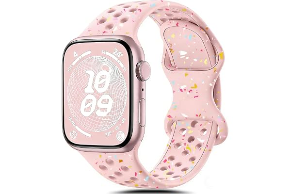 Sportarmband Kompatibelt Med Apple Watch 40 mm, 38 mm, 41 mm, 42 mm, Mjukt Silikonarmband för Apple Watch Series 11, 10, 9, 8, 7, 6, 5, 4, 3, 2, 1 SE