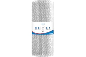 UK SUPPLIES LIMITED Strong Bubble Wrap (Pick Any Size) Lightweight Packing Bubble Wrap Roll for Shipping Packaging & Moving House Essentials Protecting Packing Wrap Air Bubble Packaging 300MM x 20M