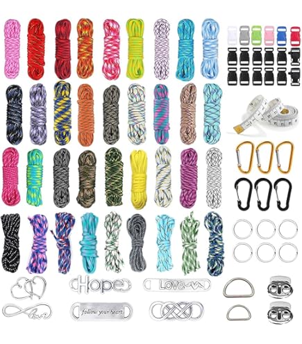 Paracord Cords 4 Mm Luminous Glow In The Dark Ropes Paracord Parachute Cord 9 Core Strands DIY Handmade Weave For Bracelets Key Chain Pendant Tent - View #14