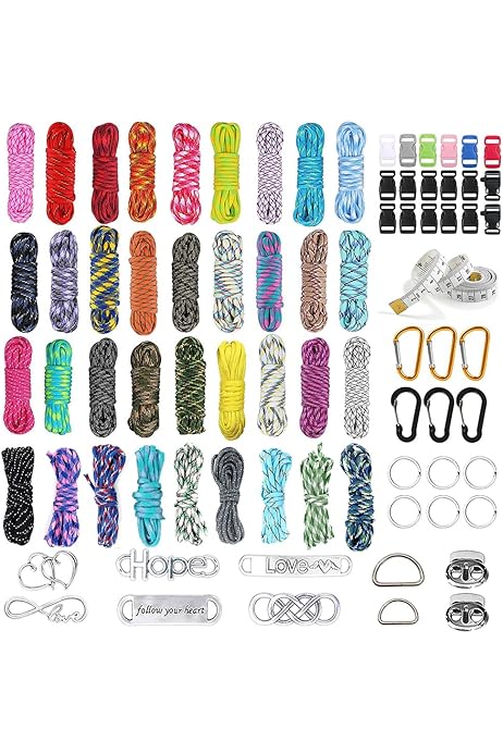 Set 120 Fibbie Di Plastica Regolabili - Mini Fibbie E Scorrevole Per Zaini, Collari Cani, Bracciali - Foto 2
