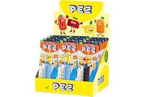 PEZ - PEZ Boîte Présentoir de 12 Blisters (1 distributeur + 1 recharge de bonbons) Moi Moche & Méchant 4