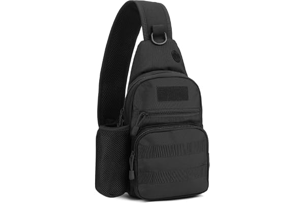 Huntvp taktisk militär bröstväska crossbody axel sling pack ryggsäck