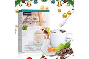 SEMINISMAR Scalda Tazza USB,Scalda Tazza,Scalda Bevande,Scaldatazze da Caffè,Sottobicchiere Elettrico,Sottobicchieri Riscaldante Scalda Bevande,Scrivania Beverage Warmer
