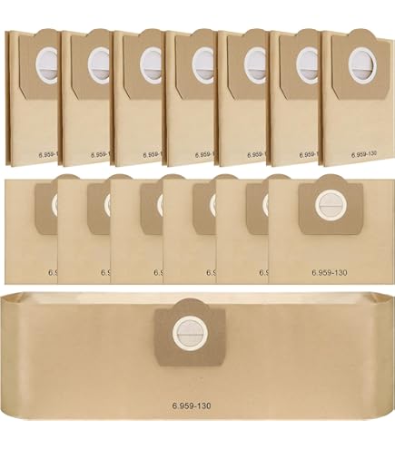 Sacchetti Filtro Carta Per Aspiratore NT 27/1 - 5 Pezzi | Classe M Per Polveri