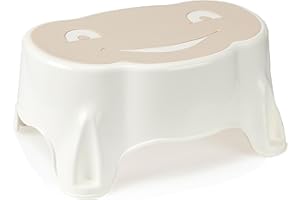 THERMOBABY - Marche pied pour enfant BABYSTEP - A partir de 24 mois et convient aux adultes jusqu'à 150 kg - Marron Glacé - Fabriqué en France