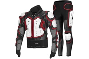 SJAPEX Veste Armure Moto Blouson Motard Gilet Protection Équipement de Moto Cross Scooter VTT Enduro Homme ou Femme