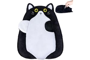 SuzziPad Microwavable Heating Pads for Cramps, Microwavable Stuffed Animals Period Cramps Pain Relief; Moist Heat Pad for Neck Shoulder Menstruation; Stress Relief for Women; Heat Pack Washable