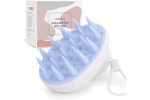 ‎AIMIKE AIMIKE Kopfhaut Massagebürste Shampoo Bürste[Blatt-Serie], Bio Kopfmassage Bürste für Peeling und stimulieren das Haarwachstum, Reduziert Schuppen, Scalp Massager für Nass & Trocken Haar