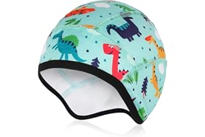 FADCAER Berretto invernale per bambini, cappello da ciclismo sotto il casco, fodera termica per casco, antivento, berretto caldo per sport all'aria aperta, corsa, sci, equitazione, pattinaggio