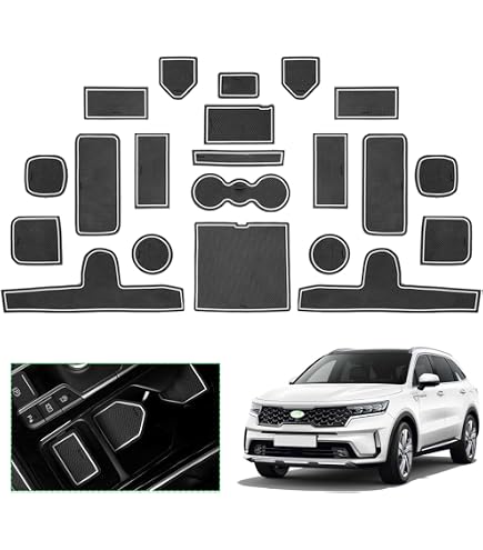 Tappetino per bagagliaio di alta qualità per Kia Sorento LX S X-Line EX 2021-2024, protezione al 100%, tappetino per bagagliaio auto, per tutte le stagioni, colore nero, 3D misurato al laser