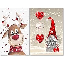 Connextion 12 Stück Diamond Painting Weihnachten,Diamond Painting Connextion 12 Stück Diamond Painting Weihnachten,Diamond Painting