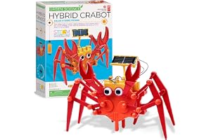 4M Green Science Hybrid Crabot, Bygg en sol- och batteridriven krabbrobot