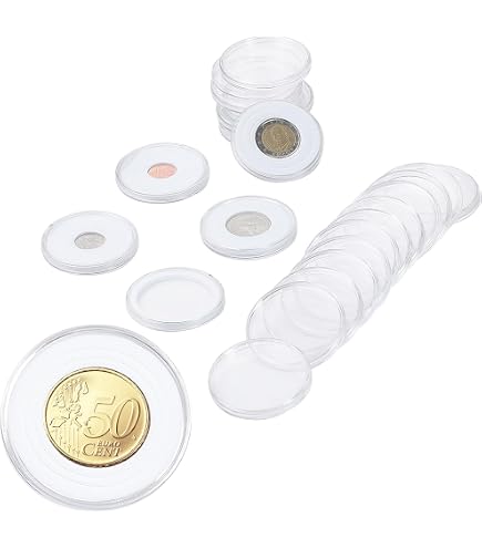 100pcs 2x2 Cardboard Mylar Coin Flips - 23mm Diameter, For Nickels & Small Coins 1 thumbnail image