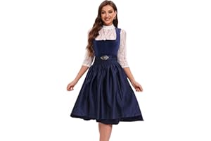 Goxozzy Dirndl Damen,Dirndl,Dirndl für Damen,Dirndl Damen Midi,60cm