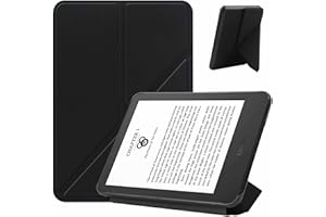 VOVIPO Case for Kindle 2022/2024 6 inch,Slim Fit Stand Cover with Auto Sleep/Wake Function for 6" Amazon All-New Kindle(Fits 2024 and 2022 Releases only)-Black
