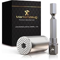 Universal-Steckschlüssel 7-19mm – Der Alleskönner Für Schrauben & Muttern, Inkl. Adapter