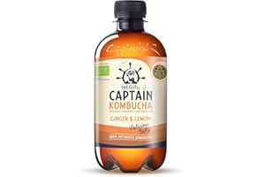 THE GUTSY CAPTAIN KOMBUCHA "Captain Kombucha - Ginger Lemon - 12 x 400 ml"