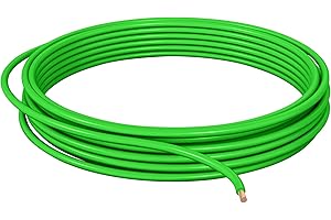 DCSk Cable para vehículos – 1,50 mm² – 10 m – FLRY B asimétrico – 1.50 mm² – Cable para Coche Trenzado – Verde – 1 50 mm2