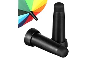 Beavorty Umbrella Rubber Tips Umbrella Tip Covers 2pcs Rubber End Caps End Caps Walking s Sticks Covers Replacement Hiking Trekking Tops Protector s