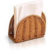ARVALE El &Ouml;rg&uuml;s&uuml; Rattan Pe&ccedil;etelik Ahşap G&ouml;r&uuml;n&uuml;ml&uuml; Masa Pe&ccedil;ete D&uuml;zenleyici