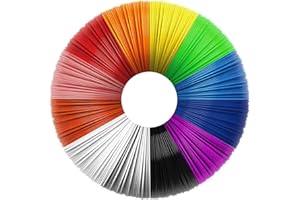 ‎FILAPEN Filapen® 3D Stift PCL Filamente 1.75 mm | 100 meter Packung | 15 unterschiedliche Farben | Biologisch abbaubar | Geruchsneutral | 3D-Pen PCL-Filament für Niedrigtemperaturstift