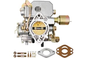 THUNDERMINGO 39 Pict-3 Carburetor For VW Beetles Super Beetles 1971-1979 Dual Port 1600cc Air Cooled Type 12V Engine Electric Choke Volkswagen Bug Bus Thing Karmann Ghia Sedan Kombi, SOLEX 39MM 113129031K