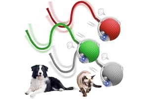 Axinyijia 3 Piezas Balle Interactive Chien Chat, Jouet Balle à Rouler Chien Interactif Smartball Chat