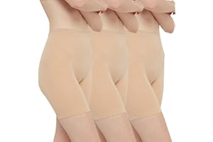 INNERSY Pantalon Antirozaduras Mujer Debajo la Falda Pantalones Cortos Vestir Braga Anti Roce 3 Pack