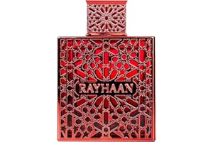 ‎KAJAL Rayhaan Crimson Eau de Parfum 100ml - Herrenparfum Warm, Würzig & Elegant | Mit Noten von Zimt, Kardamom, Patchouli & Vanille | Langanhaltender Herrenduft mit Kajal Sticker