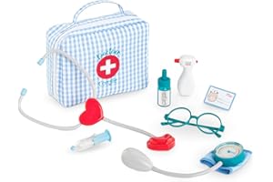 Corolle - Valise Docteur et Accessoires, 8 Accessoires, pour Poupon 30cm, dès 18 Mois, 9000111140