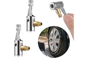 AOZUO 2 Stück 8mm Autoventil Adapter, Bosch Easy Pump Autoventil Hebelstecker Air Chuck Autoventil Adapter Reifen Ventil Luftpumpe Clip Fahrrad Ventil Adapter für Reifenventile