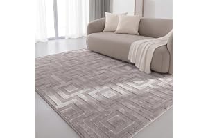 Interiyou matta kort lugg Cannes - 160x230 cm Grå - Skandinavisk boho-mönster, 3D-struktur, platt, geometrisk