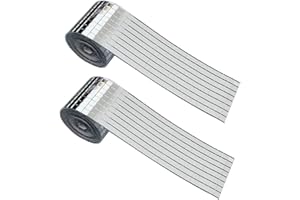 YOUNG WOLF 2 Rollen Selbstklebende Spiegel Mosaik Fliesen Spiegel Fliesen Xmas DIY Dekoration (5 x 5 mm, Silber)