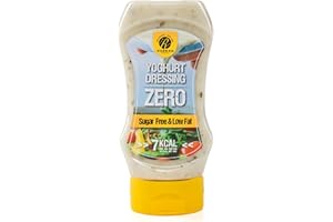 RABEKO PRODUCTS Rabeko Zero Sauce - Salsa allo yogurt, 1 x 350ml - prodotti sani a basso contenuto di carboidrati, calorie e grassi per insalate, patatine, hamburger - senza glutine e lattosio