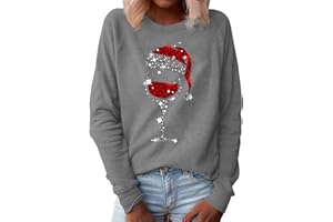 ALLEGORLY Sweat Noel Femme Pull Noel Rigolo Femme Hiver Pull Noël Femme Drole Pull De Noel Femmes Pull Noel Moche Pull Noel Femmes Pull Noel Famille Noël Sweat Mode Hiver Chaud Sweatshirt