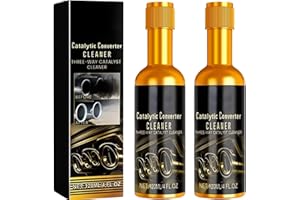 MZZSVEUY 2PCS Catalytic Converter Cleaner, Engine and Exhaust System Treatment, Gasoline Car Carbon Deposit Removal for Gasoline and Diesel Vehicles, Auto Parts Engine and Catalytic System Maintenance Oil