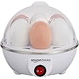 amazon basics Electric Egg Boiler | 350 Watt | Boils Upto 7 Eggs | Automatic Operation, 3 Boiling Modes | Overheat Protection