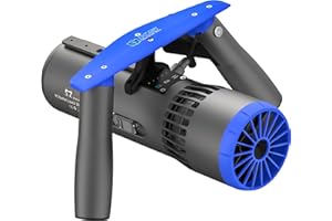OMPHOBBY EDGE K5 Underwater Scooter for Scuba Driving Snorkeling, 50M Waterproof, 60 Minutes Endurance, 3-Speed Sea Scooters with action camera Mount, Water Sports Swimming Pool for Adults