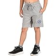 U.S. POLO ASSN. Boy's Cotton Heathered IKSA Shorts (Pack of 1)