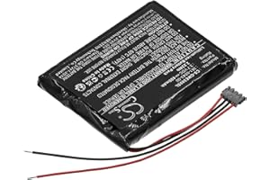 CAMERON SINO CS-GME500SL Batteries 600mAh Compatible avec [Garmin] 010-01626-02, 4RL58983, Edge 200, Edge 205, Edge 500, Edge 520, Edge 820, Edge Explore 820 remplace 361-00043-00, pour 361-00043-01, pour 361-004
