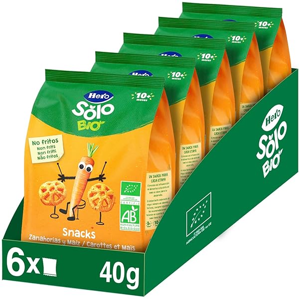 Snack Rotelle Di Piselli Mellin Bio - 6 Confezioni Da 20g Per Bambini Dagli 8 Mesi - Foto 2