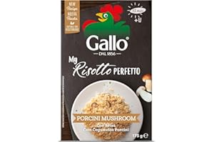 Riso Gallo My Risotto Perfetto Vegan Porcini Mushroom, Vegan, 175 g (Pack of 6)