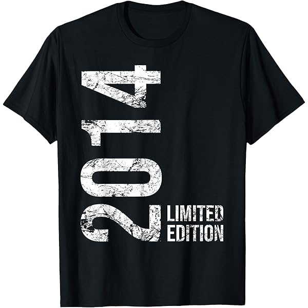 Canon 10-18 T-shirt Per 10° Compleanno Bambini In Cotone Biologico - Foto 7