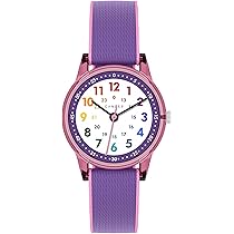 Cander Berlin MNA 1330 T Kinderhorloge Kinderhorloge Polshorloge voor Jongens Meisjes Leren Horloge Turquoise Waterdicht Analoog