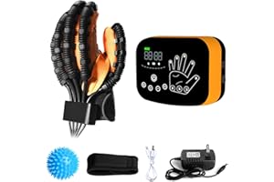 SNOTME Rehabilitation Robot Gloves,Hand Exercisers For Therapy, Hempiplegia Stroke Paralysis Arthriti Patient Physical Reabilitech (Right Hand -M)