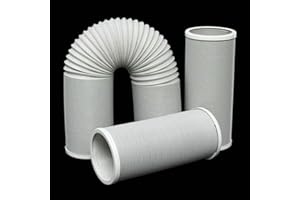 iDMRURvm Tragbarer Klimaanlage Schlauch flexibler mit 150mm Durchmesser 300cm Länge Klimaanlage Abluftschlauch Verlängerung Flexibelr Lüftungsschlauch AC-Abluftschlauc für Mobil Klimaanlage Klimagerät