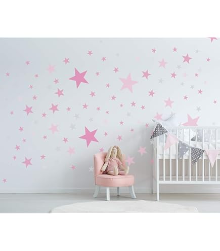 Autocollant Mural WDesigns SANS VOUS DIRE – Étoiles – Décoration Chambre Enfant