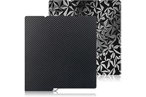 SENLINLIN PEO PET Piastra di Stampa Doppia Faccia 264x276mm per Anycubic Kobra S1/Kobra S1 Combo, Piastra Flessibile in Acciaio con Superficie Strutturata e Liscia per Kobra S1/Kobra S1 Combo Stampanti 3D