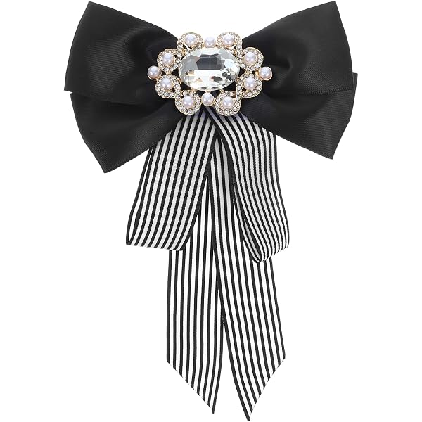 Acquista Spilla a nastro con fiocco di perle e fiocco pre-annodato per feste eleganti in maschera da donna in Italia a partire da 7.71